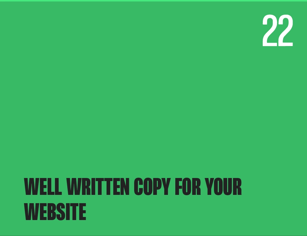 The Role of Well-Written Copy in Your Website