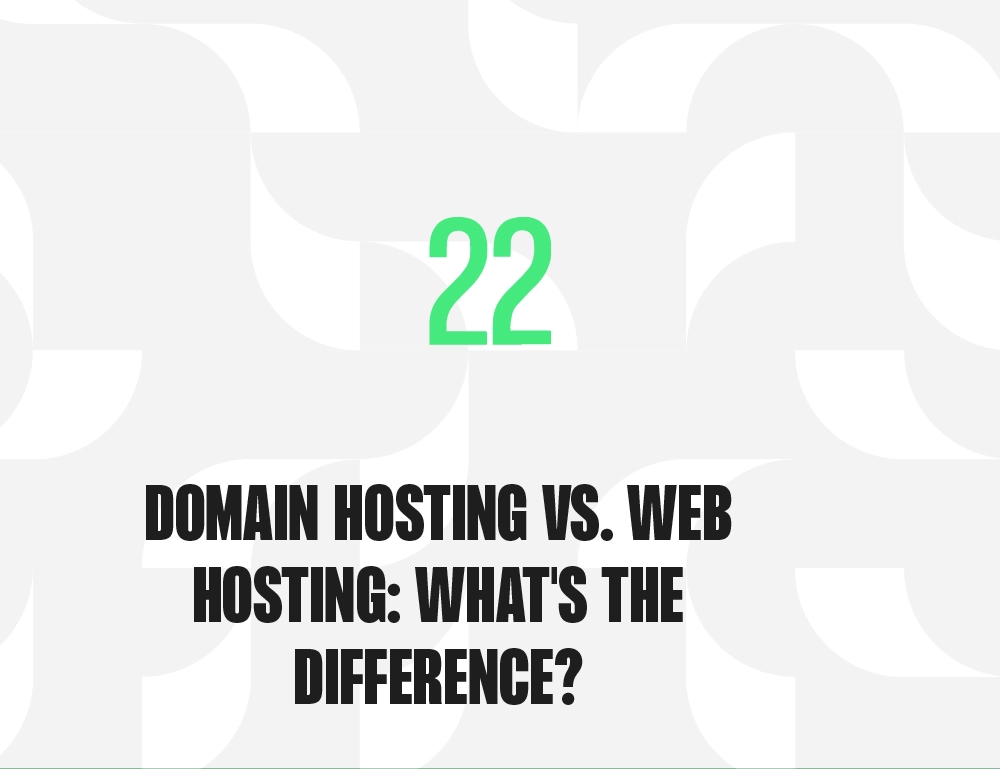 Domain vs. Web Hosting