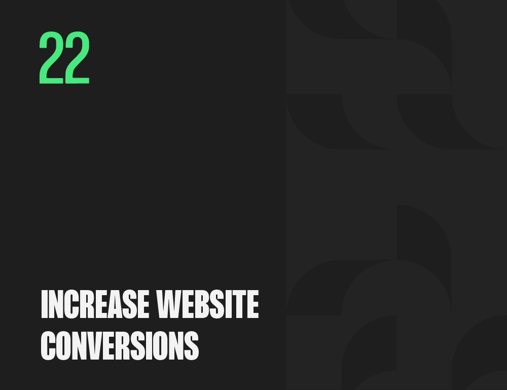 Increase Website Conversions