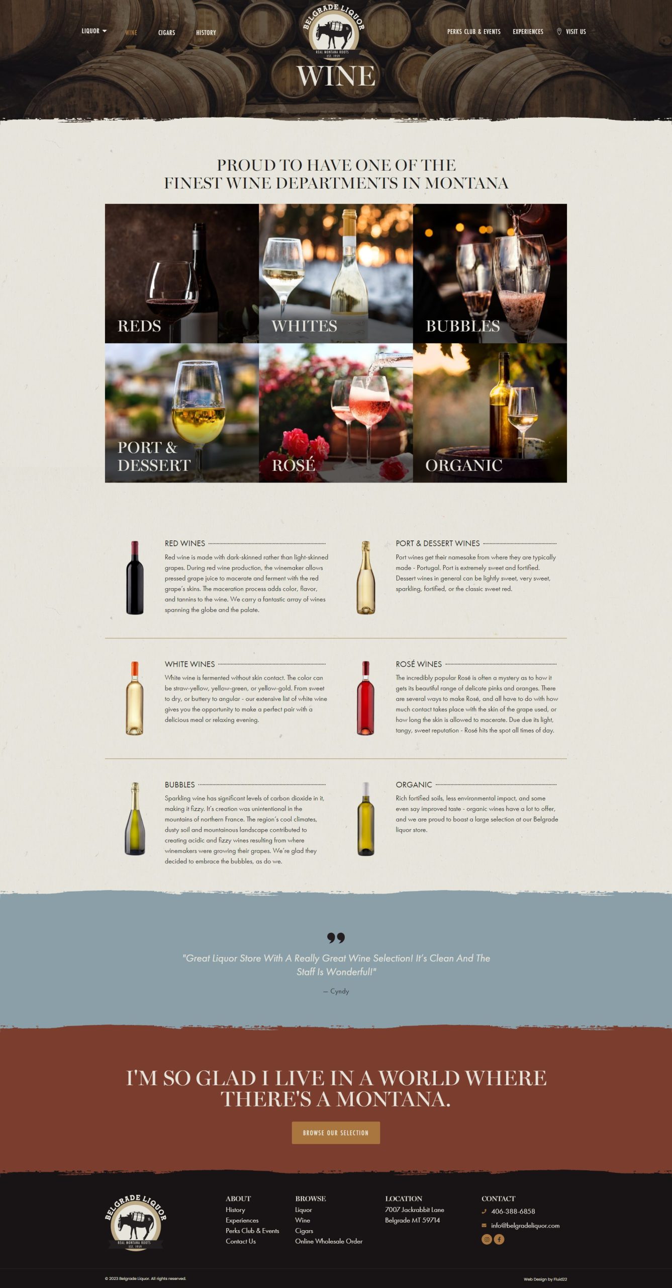 belgrade-liquor webpage screen